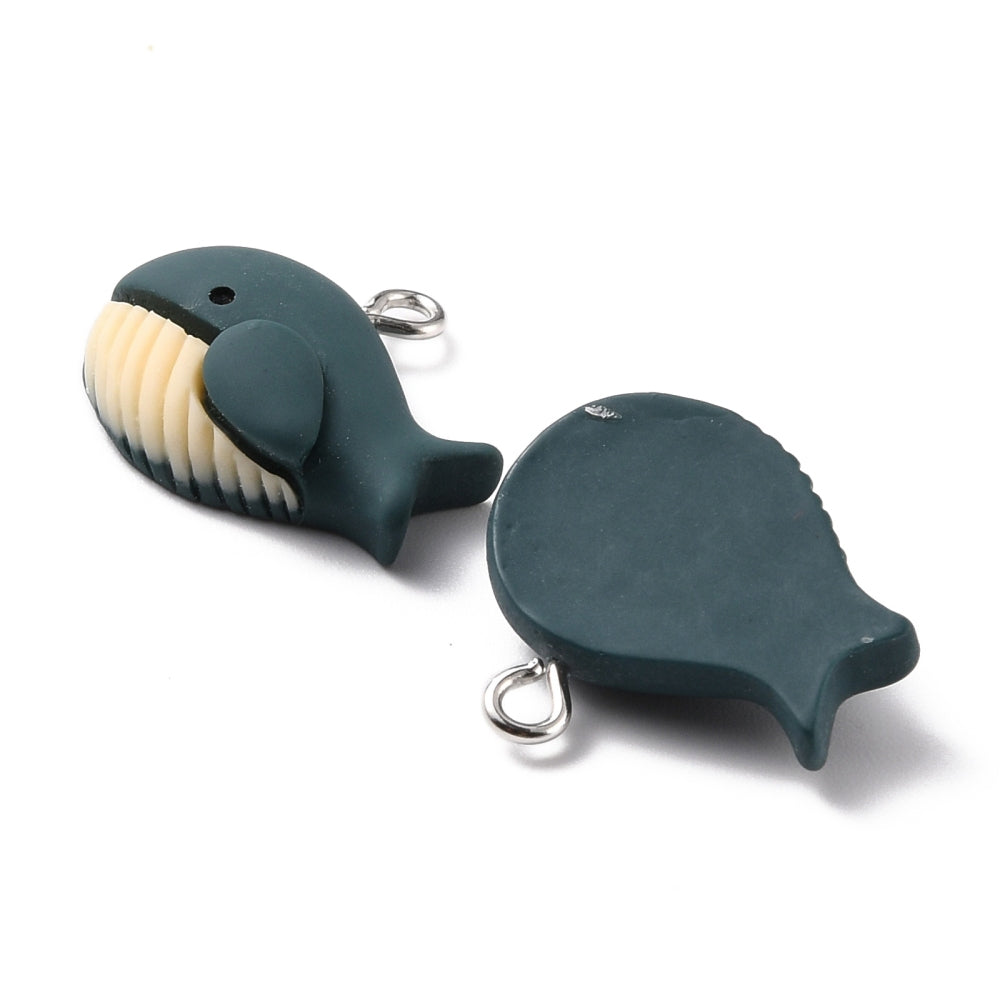 Whale Resin Pendant