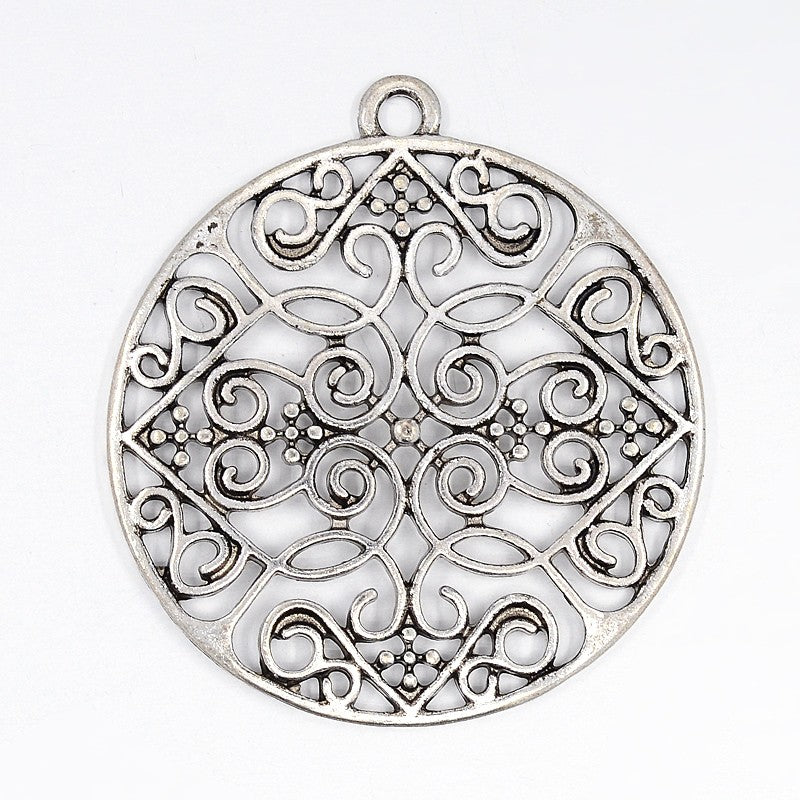 Round Ornate Pendants