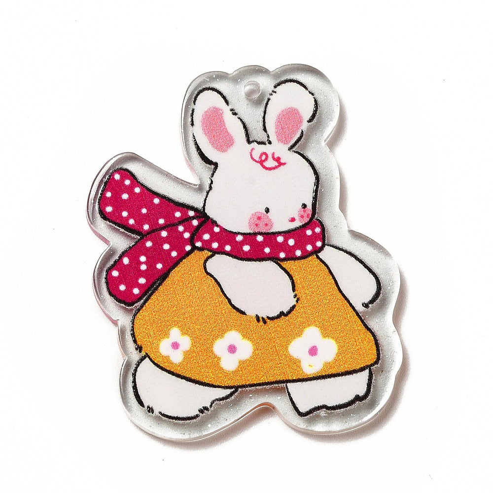 Rabbit Acrylic Pendant