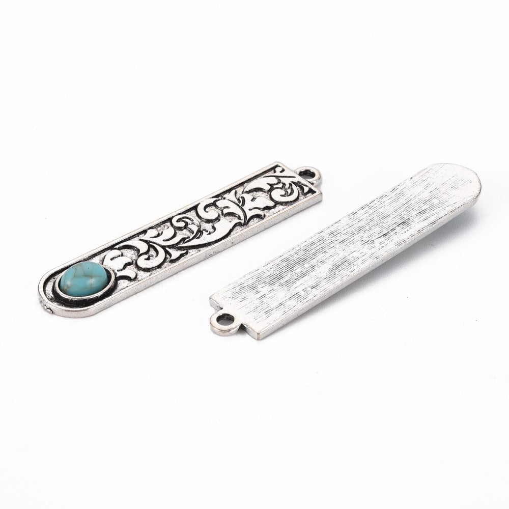 Rectangle Turquoise Pendant