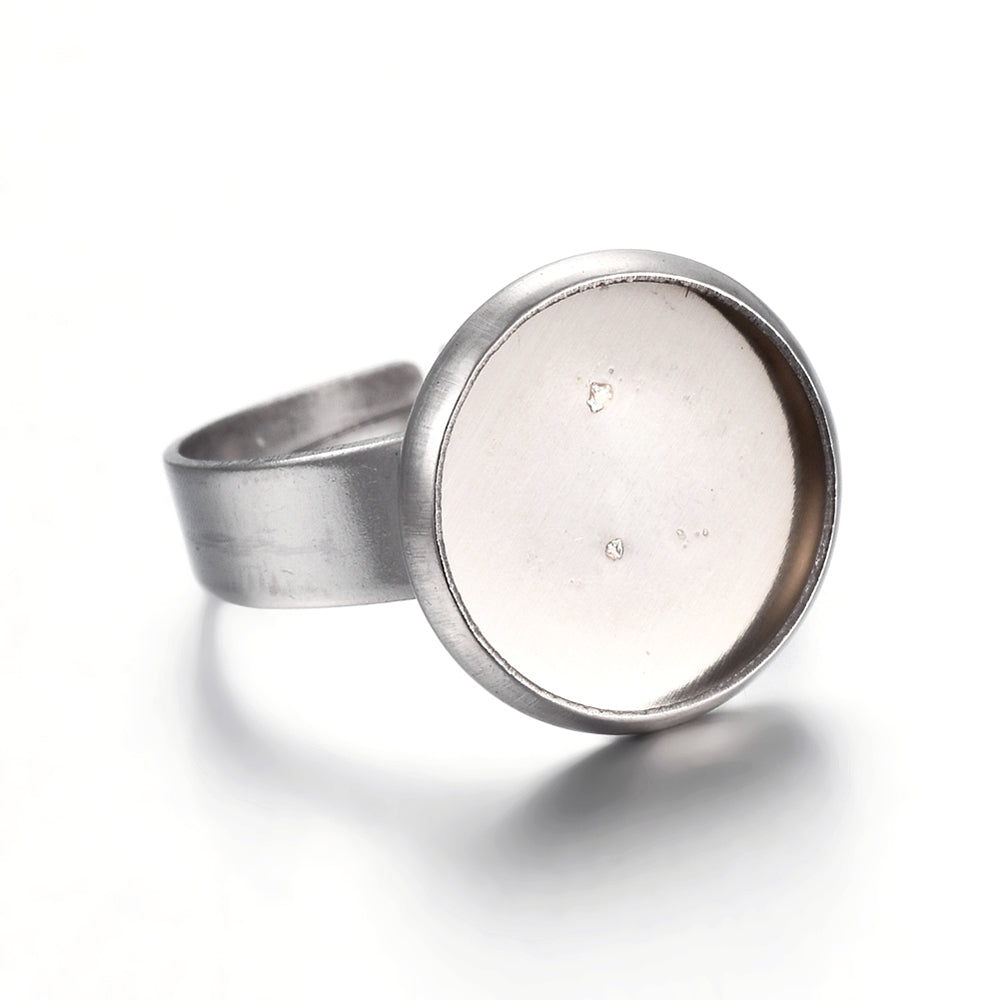 Stainless Steel Adjustable Ring Setting