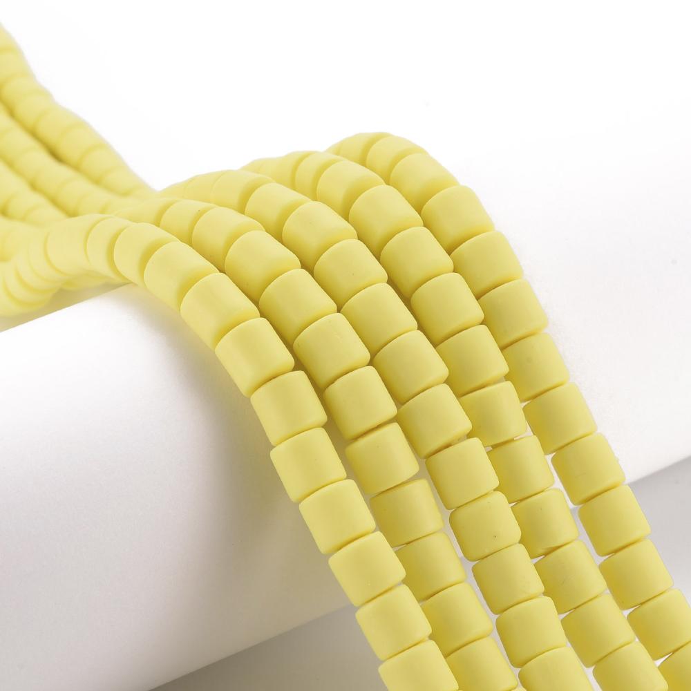 Yellow Polymer Beads