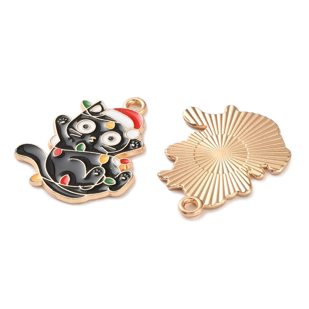 Christmas Cat Charm