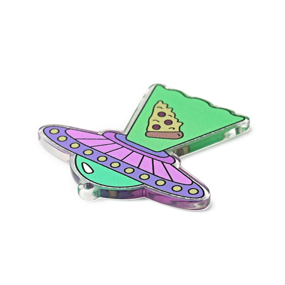 Alien UFO Acrylic Pendant