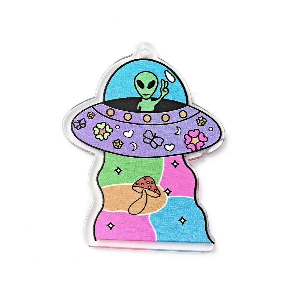 Alien Acrylic Pendant
