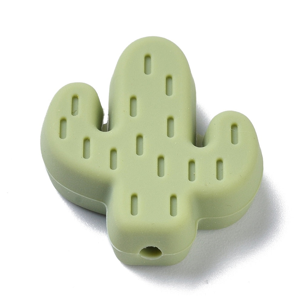 Cactus Focal Bead - light green
