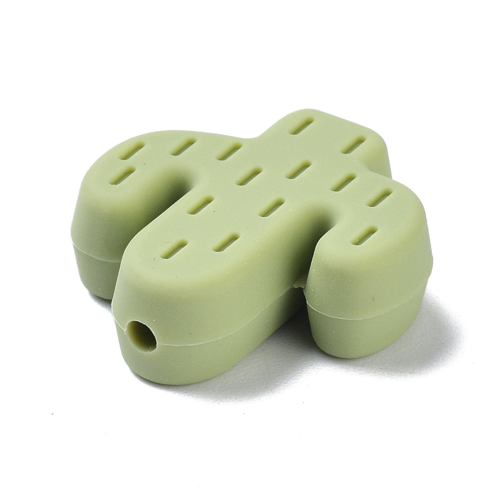 Cactus Focal Bead - light green