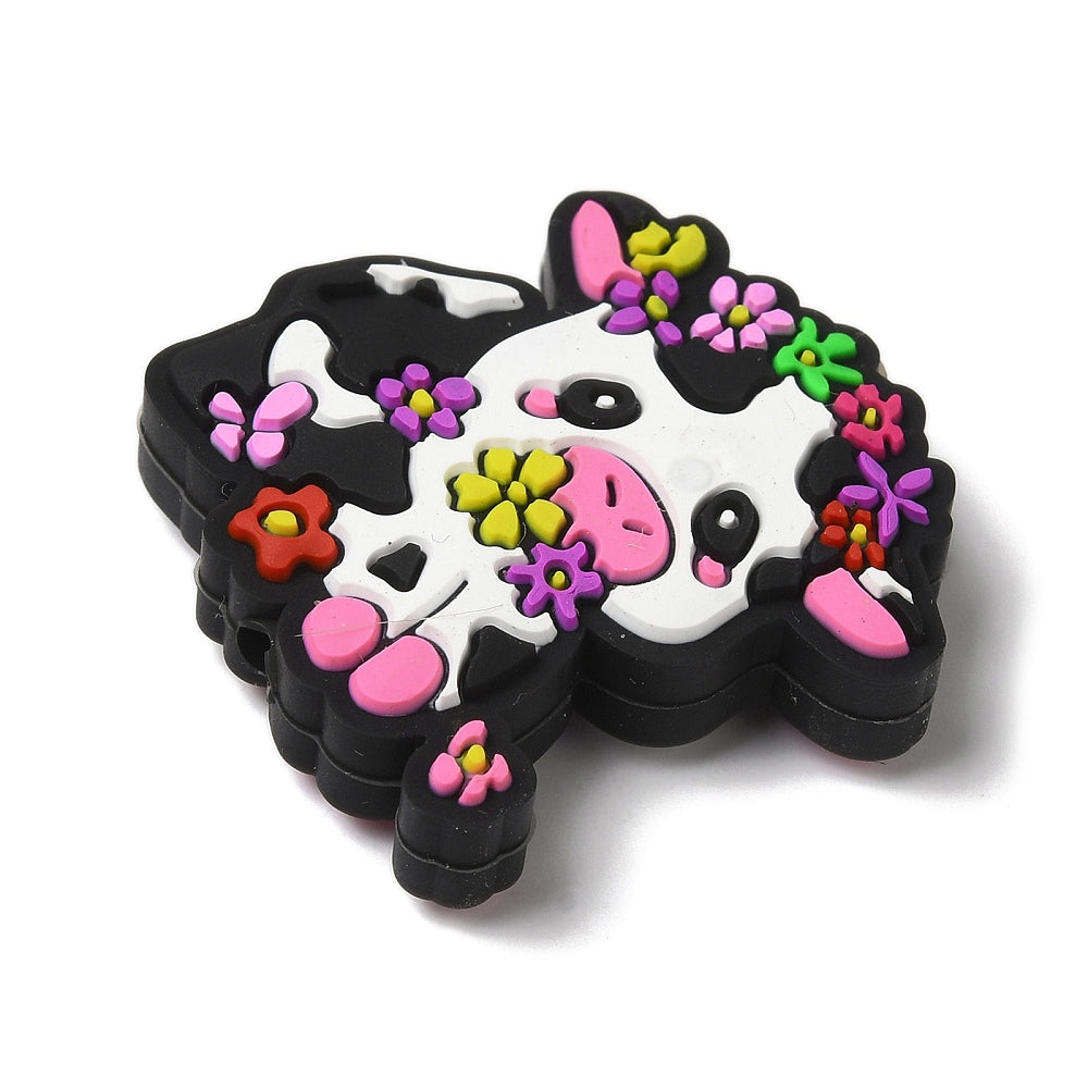Dairy Cow Silicone Focal Bead