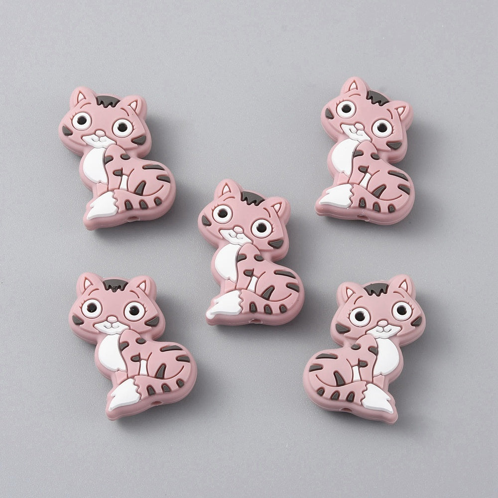 Cat Silicone Bead