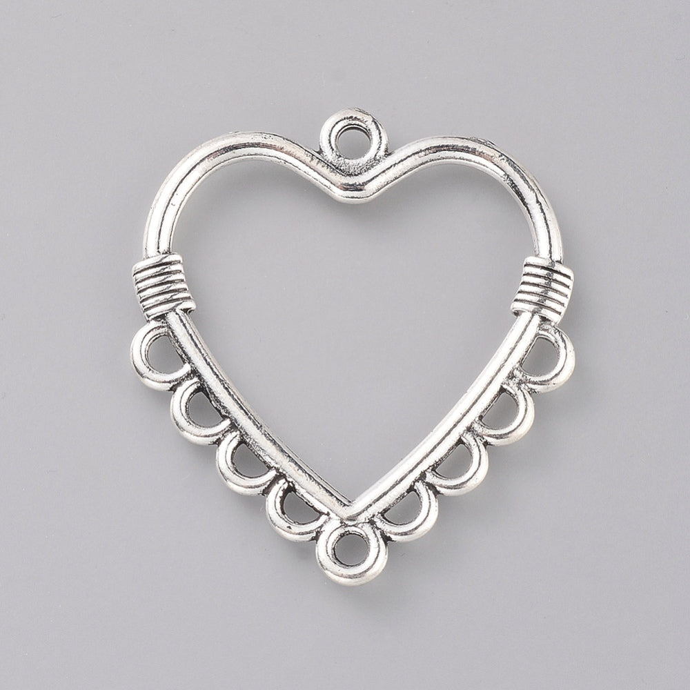 Heart Earring Finding