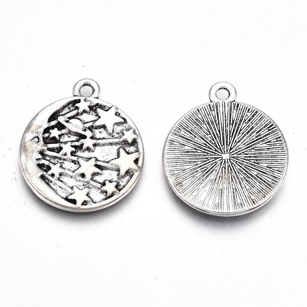 Moon Stars Charm