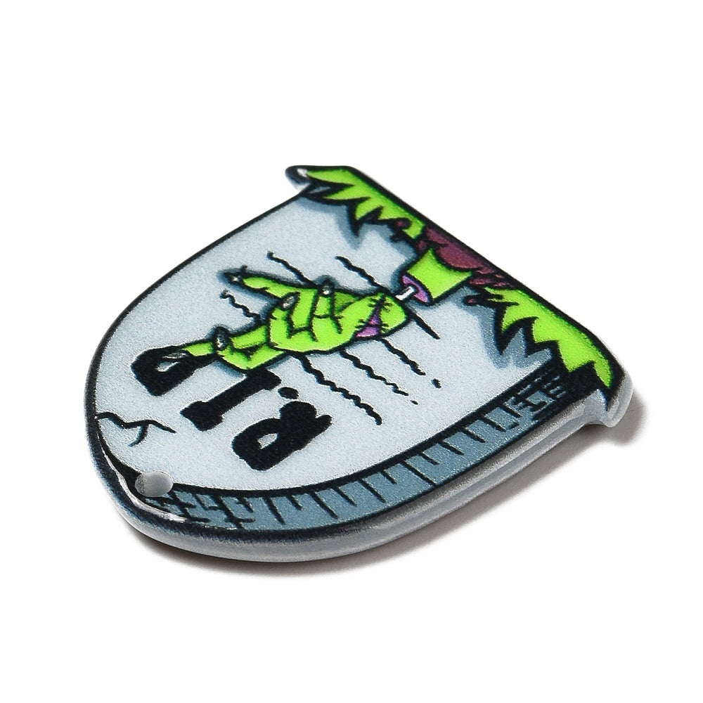 Zombie Acrylic Pendant