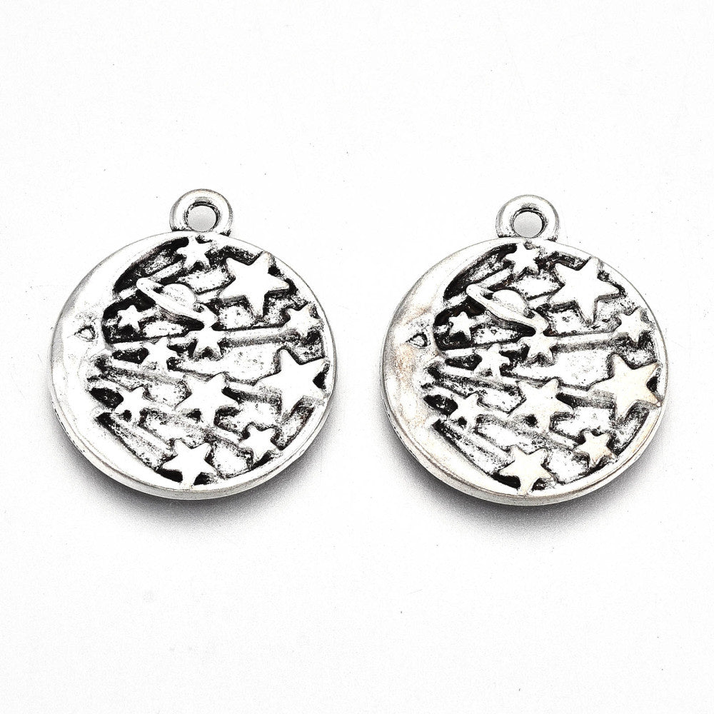 Moon Stars Charm