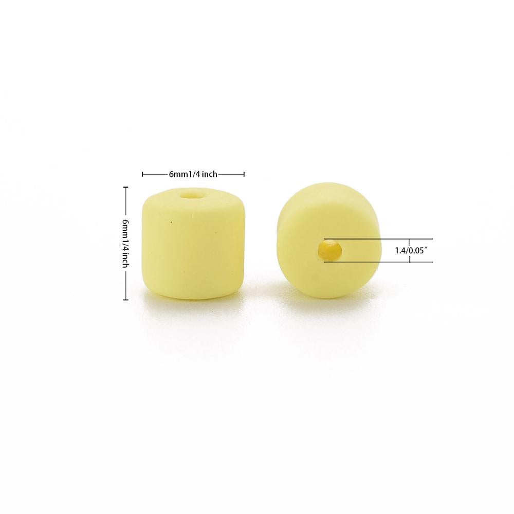 Yellow Polymer Beads