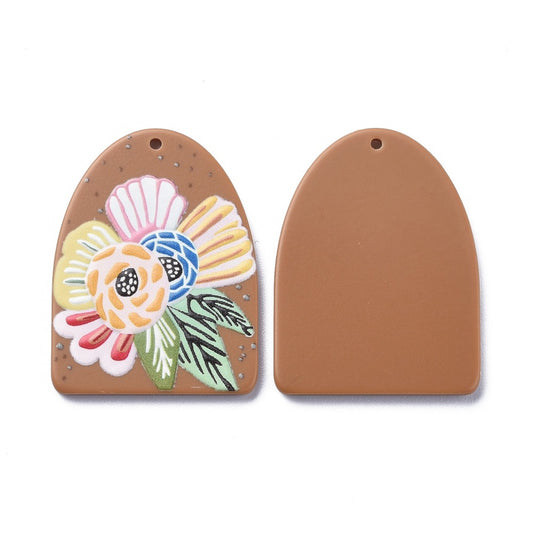 Floral Acrylic Pendants