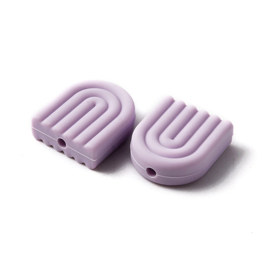 Rainbow Silicone Bead