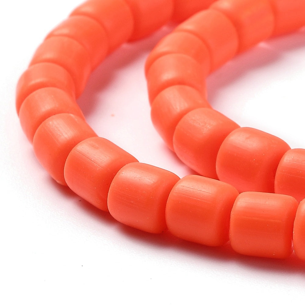 Orange Polymer Beads