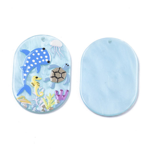Sea Life Acrylic Pendant