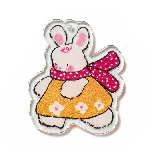 Rabbit Acrylic Pendant