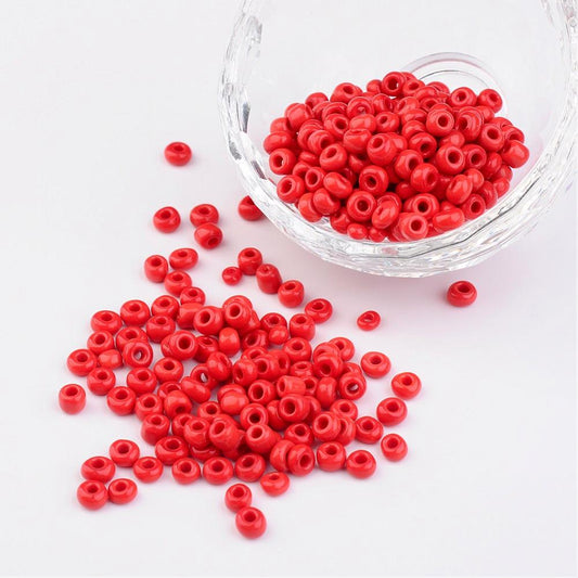 Red Seed Beads