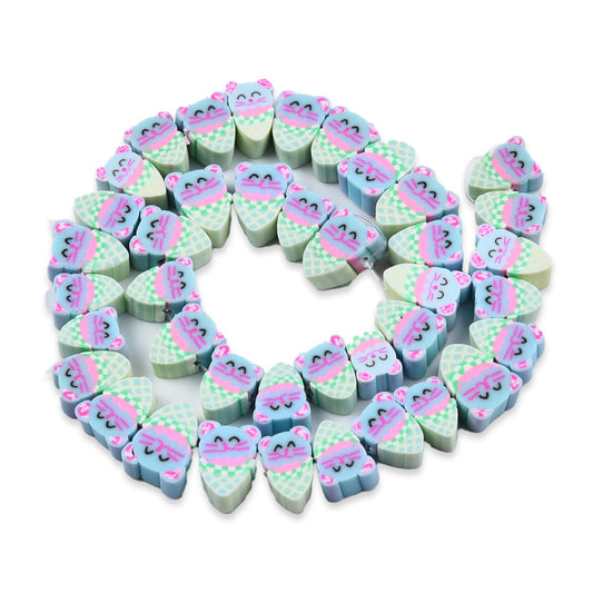 Fimo Cat Mermaid Beads