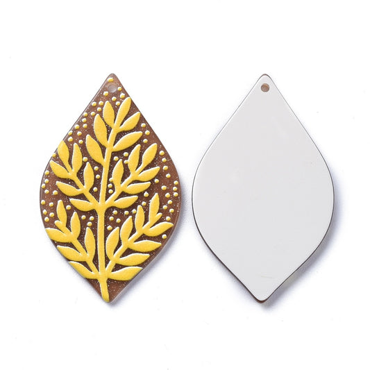 Wheat Acrylic Pendant