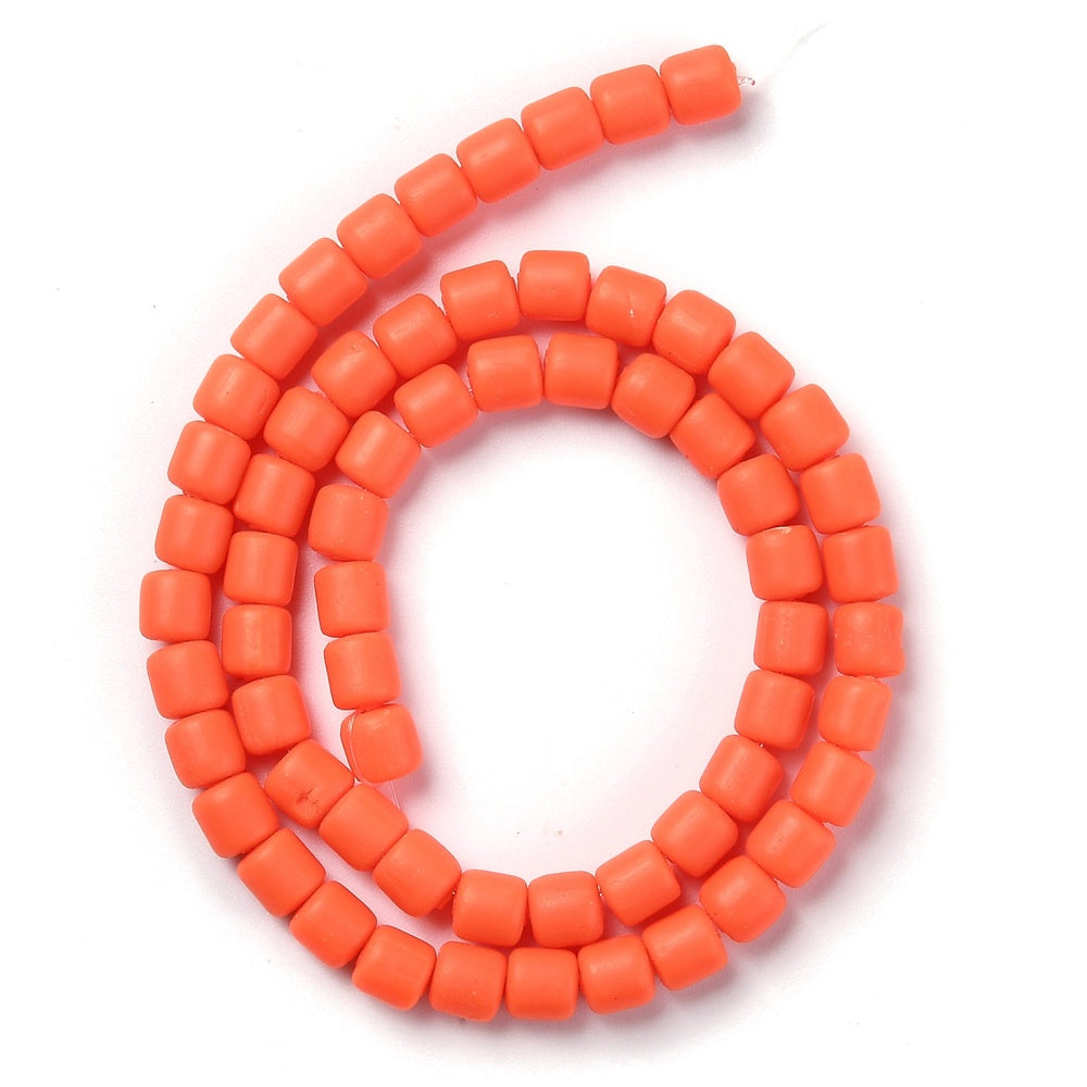 Orange Polymer Beads
