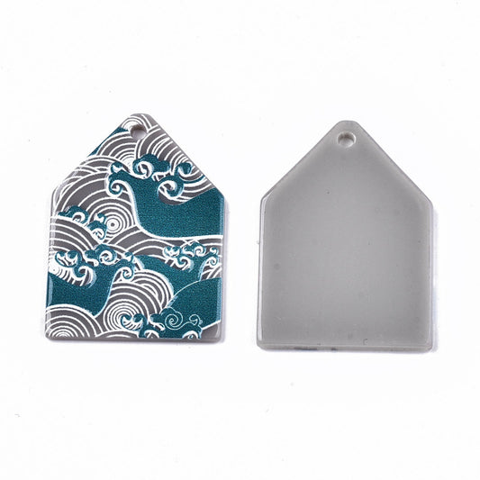 Waves Acrylic Pendant