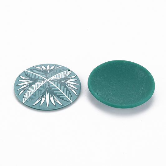 Teal Acrylic Pendants