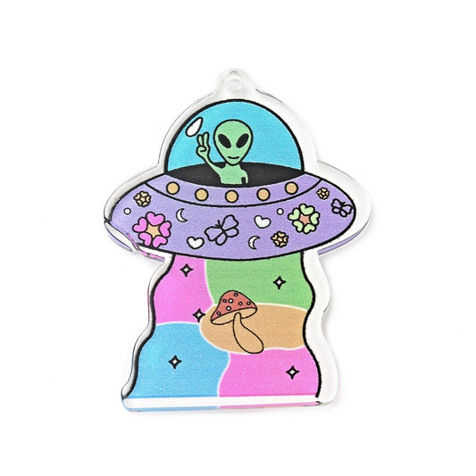 Alien Acrylic Pendant