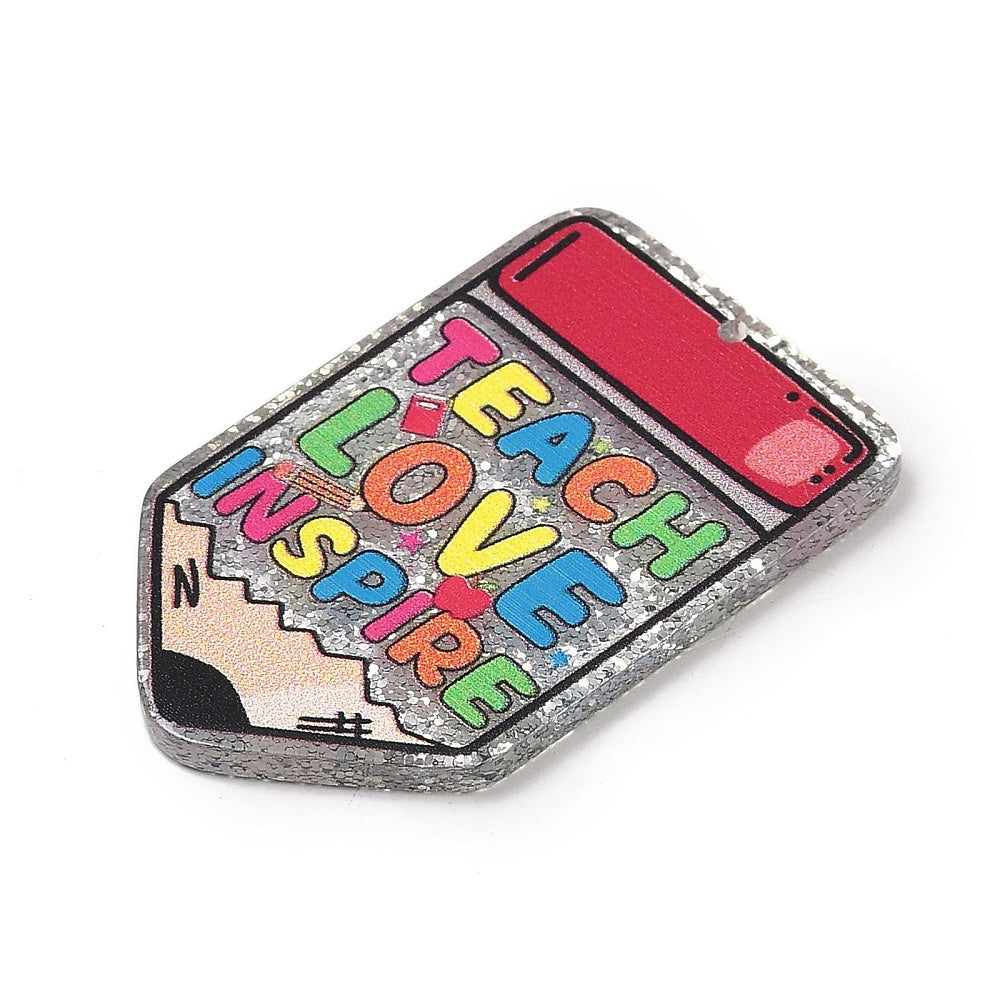 Teacher/Pencil Acrylic Pendant