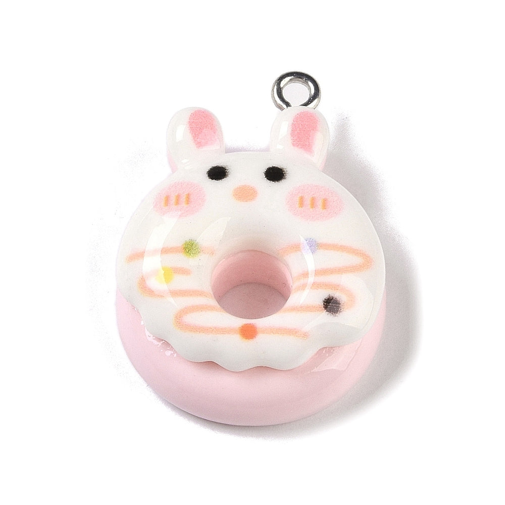 Rabbit Donut Charm