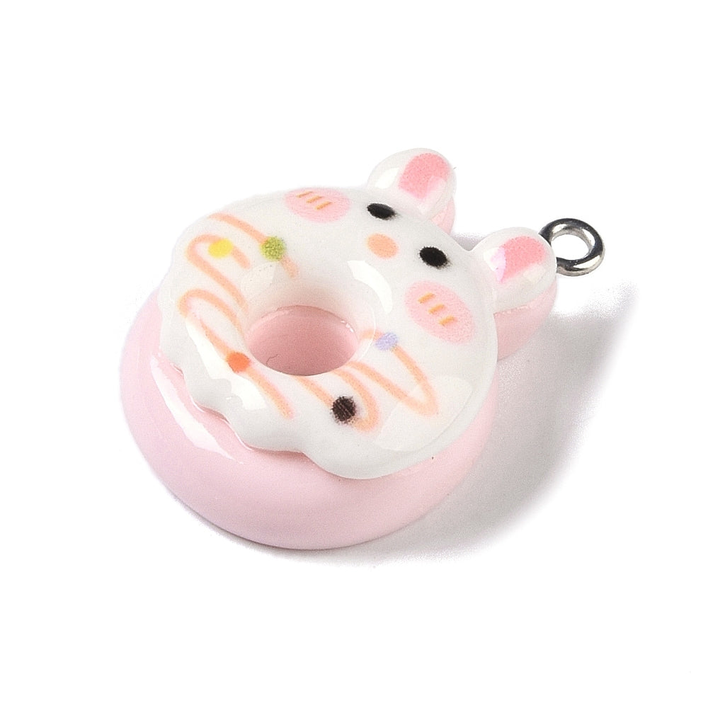 Rabbit Donut Charm
