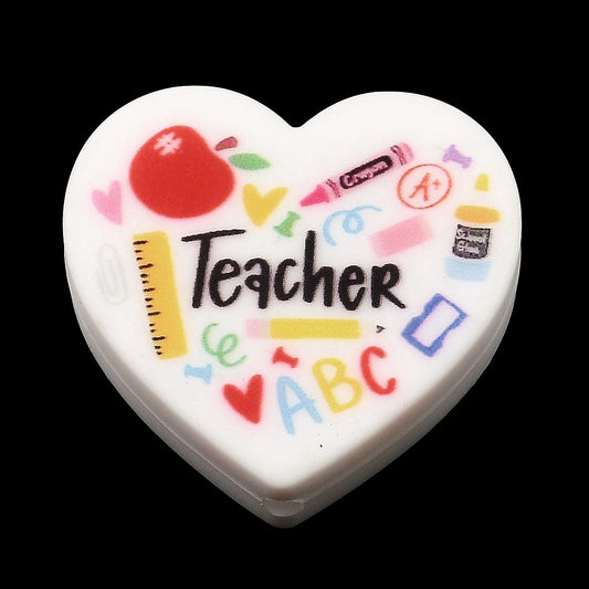 Teacher Silicone Bead