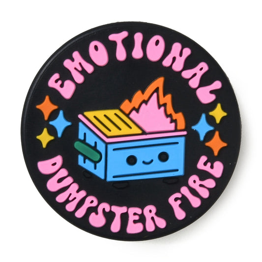 Emotional Dumpster Fire Silicone Bead