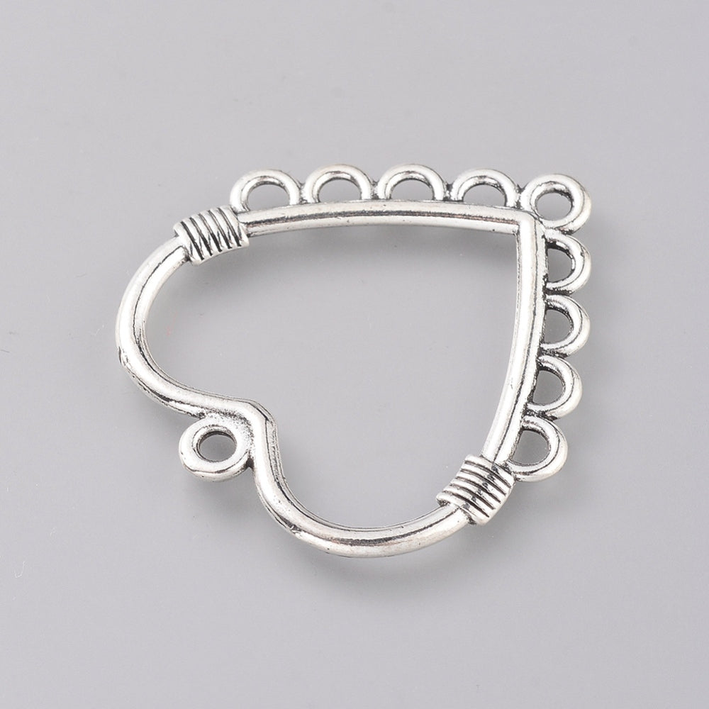 Heart Earring Finding
