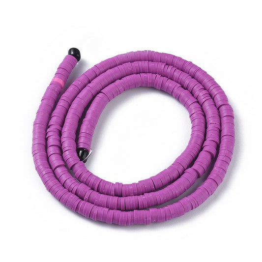 Purple Polymer Clay Beads