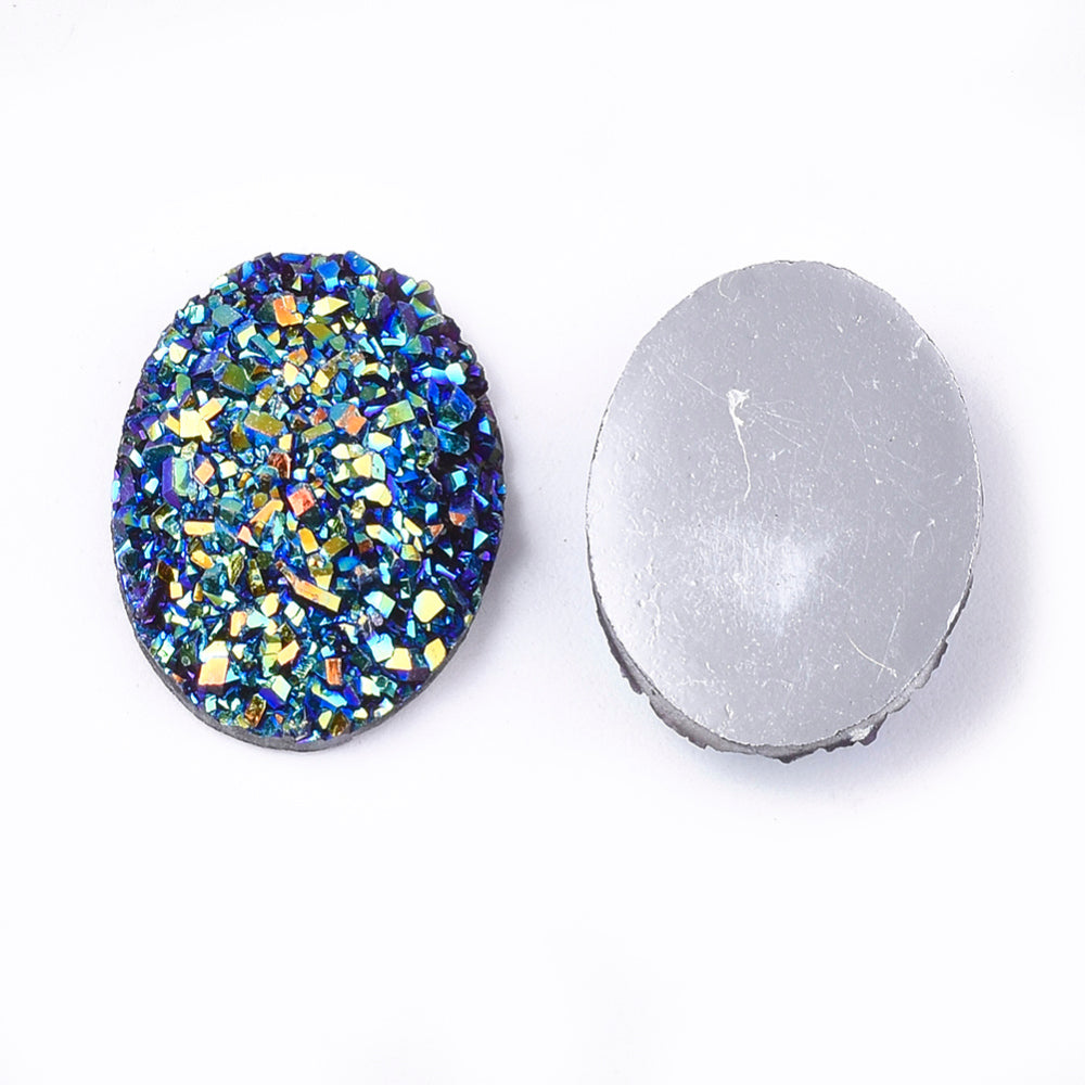 Faux Druzy Oval Cabochon