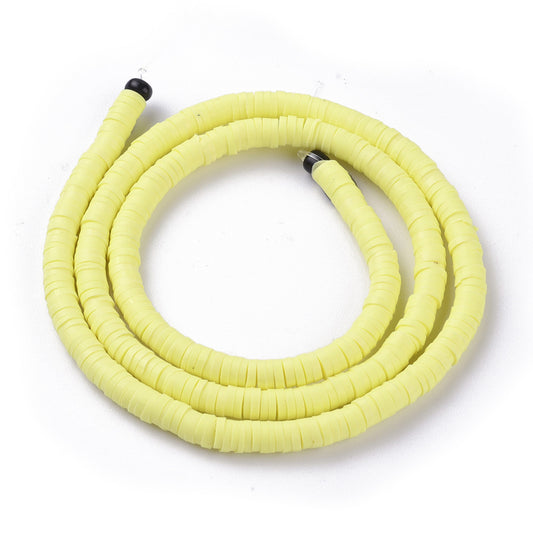 Yellow Polymer Clay Beads