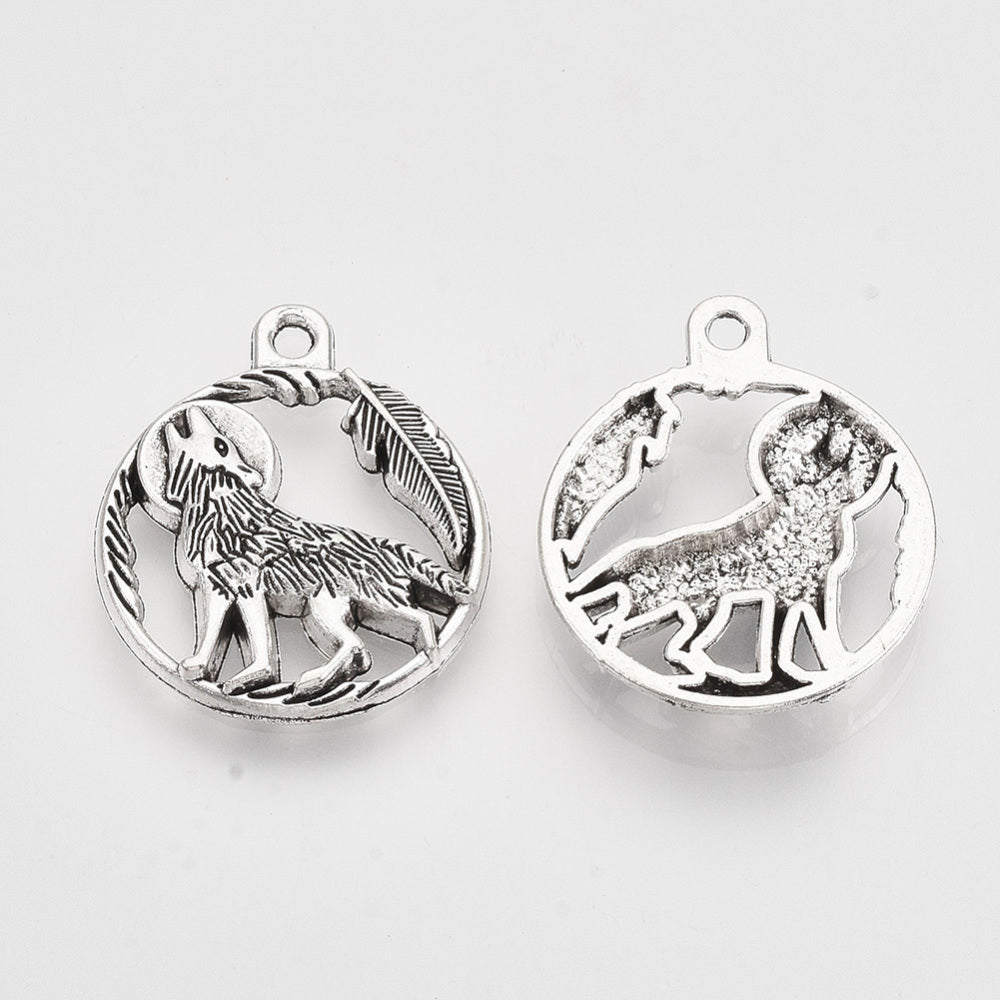 Howling Wolf Pendant