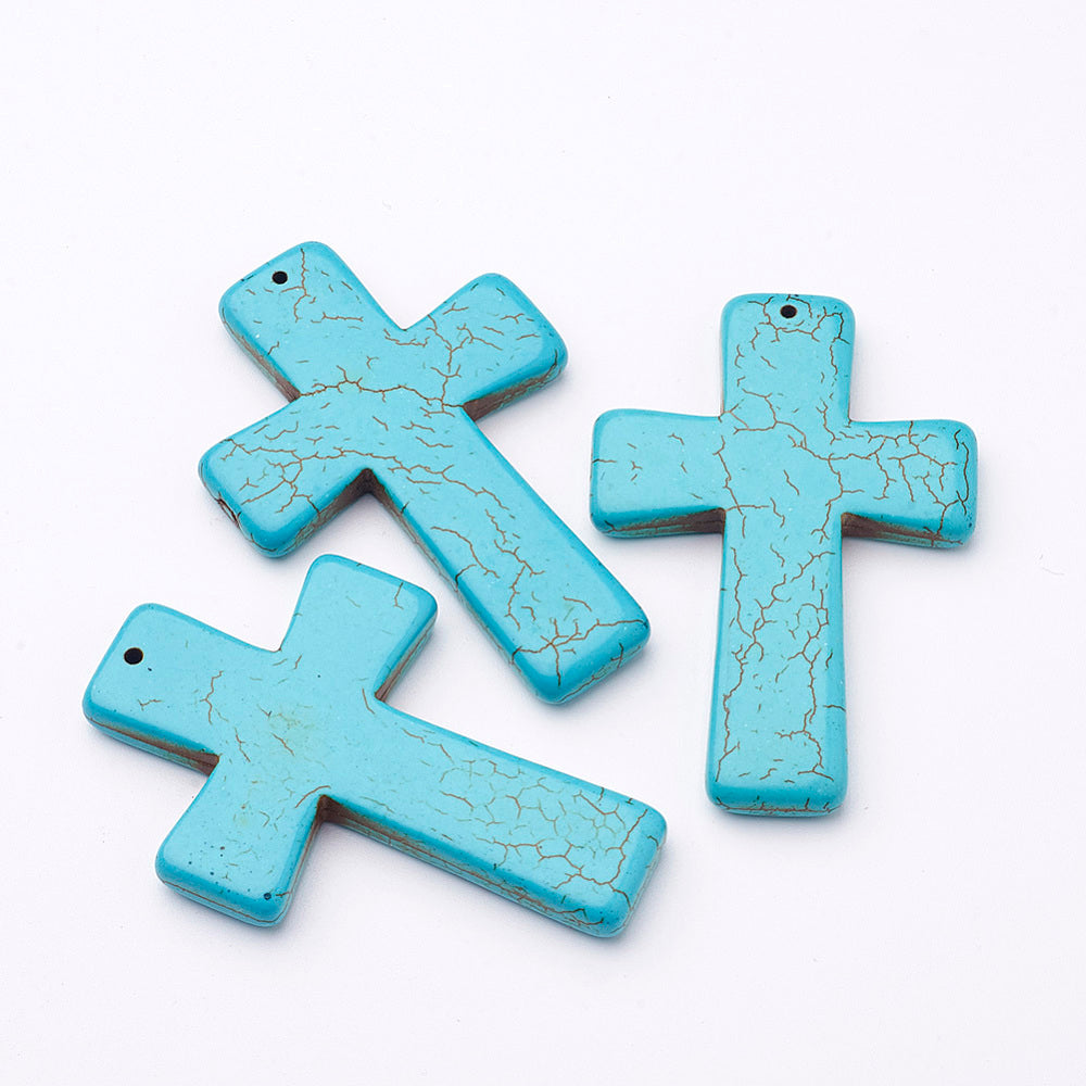 Turquoise Cross Pendant