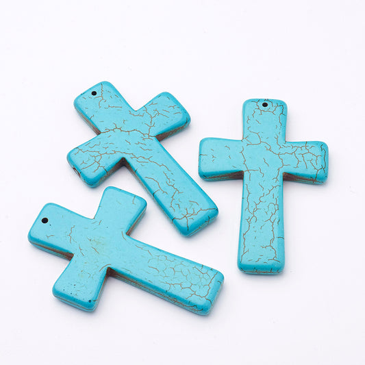 Turquoise Cross Pendant