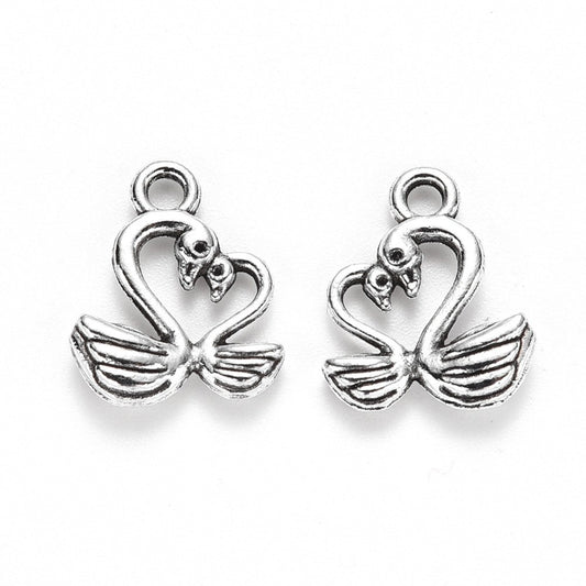 Swan Love Charms