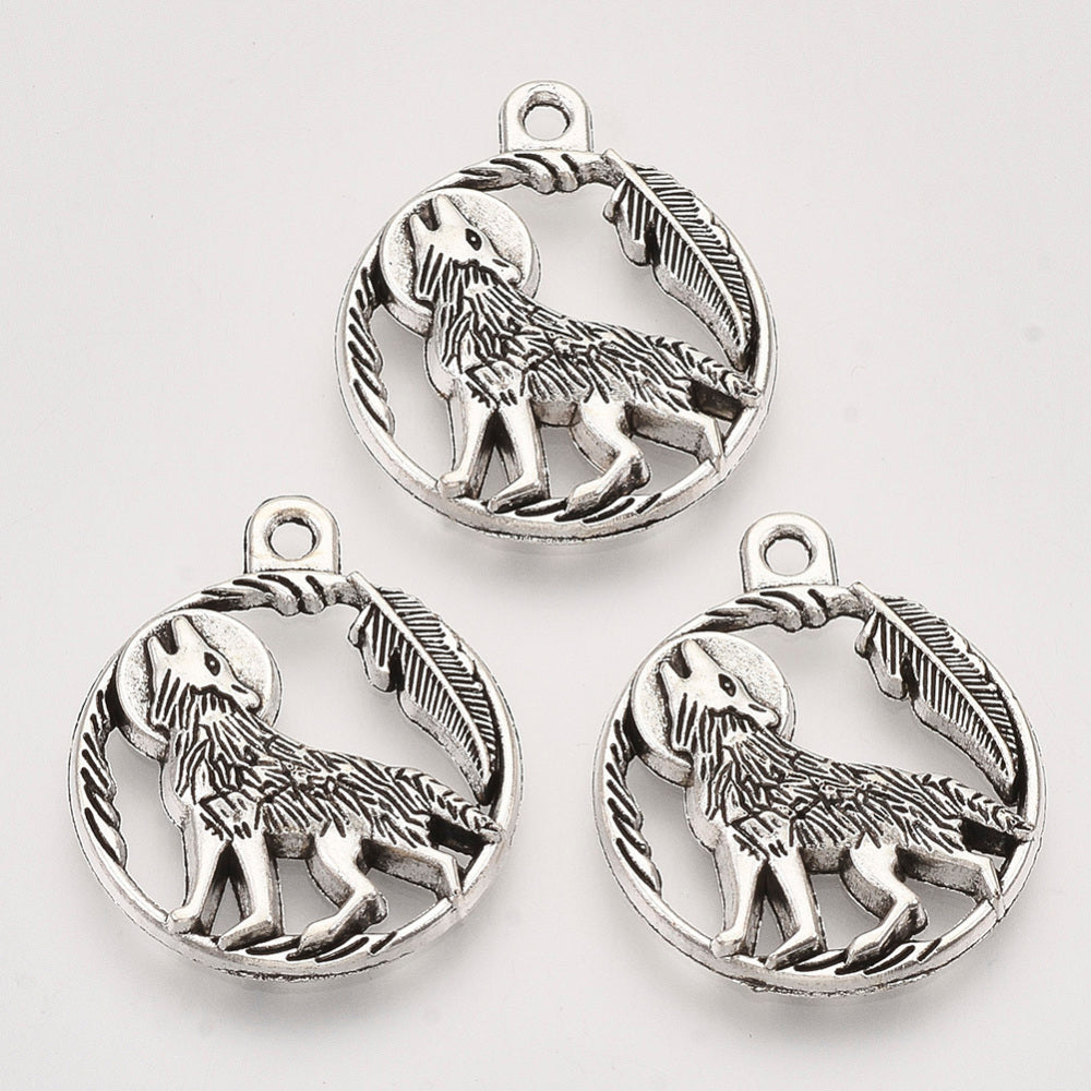 Howling Wolf Pendant