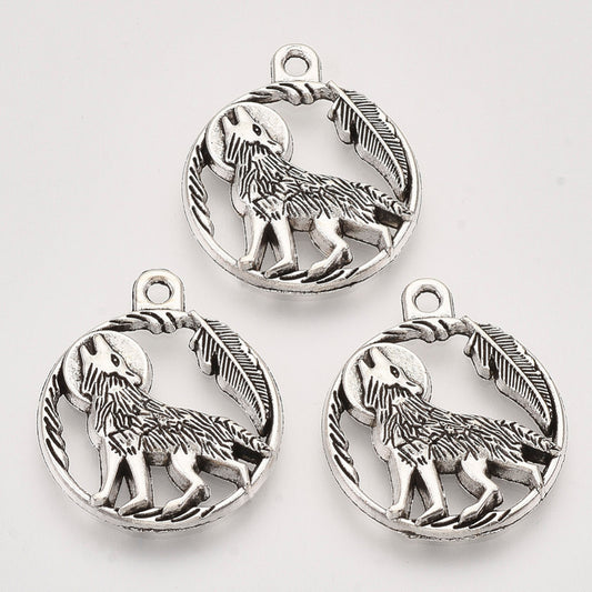 Howling Wolf Pendant