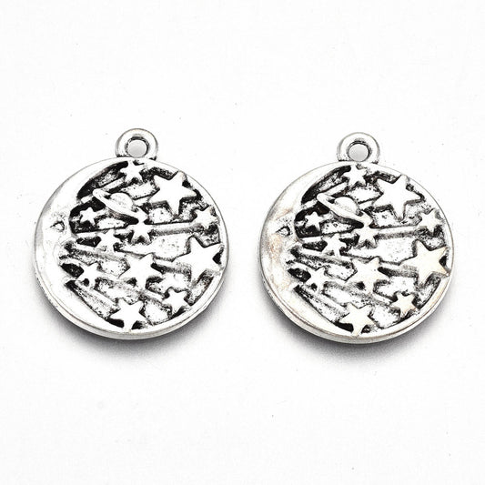 Moon Stars Charm