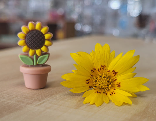 Sunflower Silicone Bead